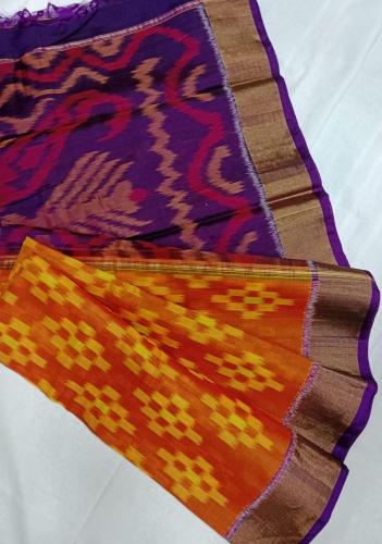 COTTON X KORA SILK TIE DYE SAREES CHINNLAPATTI